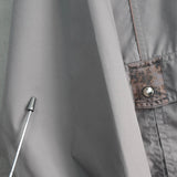 イヴ サンローラン 1990's ヴィンテージ YSLロゴ ブルゾン ホワイトグレー - NEWSED