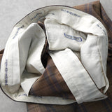 イヴ サンローラン 1990's ヴィンテージ スラックス YSLロゴ 刺繍 チェック柄 ブラウン系 - NEWSED