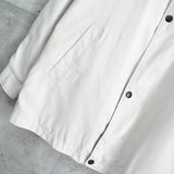 イヴ サンローラン 1990's ヴィンテージ YSLロゴ リバーシブル ナイロンジャケット ブルゾン イエロー / オフホワイト - NEWSED