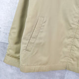 イヴ サンローラン 1990's ヴィンテージ カサンドラロゴ YSLロゴ 裏地ロゴ ブルゾン カーキベージュ - NEWSED