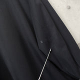 イヴ サンローラン 1990's ヴィンテージ YSLロゴ 刺繍 リバーシブル ナイロンジャケット ブルゾン オフホワイト / ブラック - NEWSED