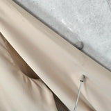 イヴ サンローラン 1990's ヴィンテージ YSLロゴ 刺繍 リバーシブル ミドル丈 ブルゾン ナイロンジャケット ネイビー / ベージュ - NEWSED