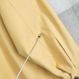 イヴ サンローラン 1990's ヴィンテージ YSLロゴ リバーシブル ナイロンジャケット ブルゾン イエロー / オフホワイト - NEWSED