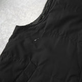 イヴ サンローラン 1990's YSLロゴ リバーシブル 中綿ベスト チェック柄 チャコールグレー/カーキ - NEWSED