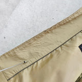 イヴ サンローラン 1990's ヴィンテージ カサンドラロゴ YSLロゴ 裏地ロゴ ブルゾン カーキベージュ - NEWSED