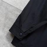 イヴ サンローラン 1990's ヴィンテージ YSLロゴ 刺繍 リバーシブル ナイロンジャケット ブルゾン オフホワイト / ブラック - NEWSED