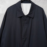 イヴ サンローラン 1990's ヴィンテージ YSLロゴ 刺繍 リバーシブル ナイロンジャケット ブルゾン オフホワイト / ブラック - NEWSED