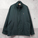 イヴ サンローラン 1990's ヴィンテージ YSLロゴ 刺繍 リバーシブル ナイロンジャケット ブルゾン グリーン - NEWSED