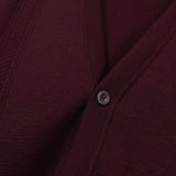 イヴ サンローラン 1990’s ヴィンテージ カサンドラロゴ YSLロゴ カーディガン ボルドー - NEWSED