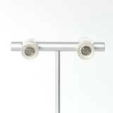 シャネル 1999年製 ココマーク プラスチック サークル ピアス ホワイト - NEWSED