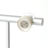 シャネル 1999年製 ココマーク プラスチック サークル ピアス ホワイト - NEWSED