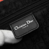 クリスチャン ディオール ハードコア ロゴ ナイロンキャンバス チェーン 2way ハンドバッグ ショルダーバッグ レッド / ブラック