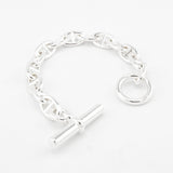 エルメス シェーヌダンクル シルバー925 ブレスレット MM 14コマ 新品仕上げ