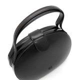 ロエベ アナグラム レザー ハンドバッグ ブラック