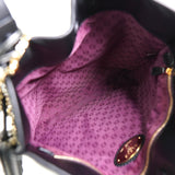 ロエベ アナグラム フラメンコ レザー トートバッグ ブラック