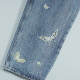 アワーレガシー 25SS VAST CUT バタフライ 刺繍 デニム ブルー