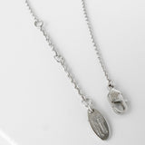 ヴィヴィアン ウエストウッド オーブ 1P ラインストーン シルバー ネックレス 箱付き - NEWSED