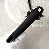 プラダ ポコノ テスート サファイアーノ ナイロン/レザー スマホホルダー ブラック 1ZT023 ストラップ付 - NEWSED