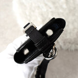 プラダ ポコノ テスート サファイアーノ ナイロン/レザー スマホホルダー ブラック 1ZT023 ストラップ付 - NEWSED