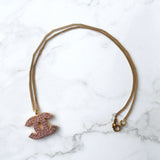 シャネル 2002年製 ココマーク ラインストーン ネックレス GPゴールド - NEWSED