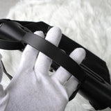 エルメス 2003年製 エールバッグPM レザー × トワルオフィシエ / トワルアッシュ □G刻 2way ハンドバッグ ショルダーバッグ ブラック / ベージュ - NEWSED