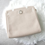 エルメス 2003年製 エールバッグPM レザー × トワルオフィシエ / トワルアッシュ □G刻 2way ハンドバッグ ショルダーバッグ ブラック / ベージュ - NEWSED