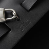 エルメス 2003年製 エールバッグPM レザー × トワルオフィシエ / トワルアッシュ □G刻 2way ハンドバッグ ショルダーバッグ ブラック / ベージュ - NEWSED