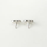 シャネル 2005年製 ココマーク ラインストーン ピアス シルバー - NEWSED