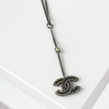 シャネル 2006年製 ココマーク ラインストーン ネックレス シルバー - NEWSED