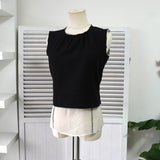 コムデギャルソン 2006年製 カットオフ レイヤード ベスト レディース ブラック - NEWSED