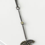 シャネル 2006年製 ココマーク ラインストーン ネックレス シルバー - NEWSED