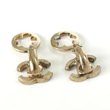 シャネル 2006年製 ココマーク スイング カットアウトフラワー イヤリング GP 06/P - NEWSED