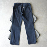 エムエムシックス メゾン マルジェラ 2016AW サイドフリル デニム ジーンズ レディース - NEWSED