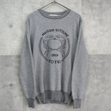 メゾン キツネ ホテル 2019 クラブ ロゴ ニット グレー - NEWSED