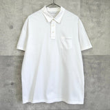 プラダ 2021SS ロゴ タグ ポケット 半袖ポロシャツ ホワイト - NEWSED