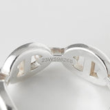 エルメス シェーヌダンクル アンシェネ 2023年製 シルバー925 指輪 リング 14号 - NEWSED