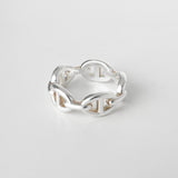 エルメス シェーヌダンクル アンシェネ 2023年製 シルバー925 指輪 リング 14号 - NEWSED