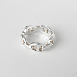 エルメス シェーヌダンクル アンシェネ 2023年製 シルバー925 指輪 リング 14号 - NEWSED