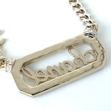 シャネル 2023年製 ロゴ ココマーク ラインストーン 喜平 ネックレス GPゴールド - NEWSED