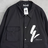ヨウジヤマモト × ニューエラ 2023AW Field Coach Jacket コットン コーチジャケット ブラック タグ付き未使用品 - NEWSED