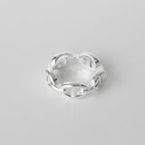 エルメス 2024年製 アンシェネ シェーヌダンクル 指輪 リング 52サイズ / 11.5号 箱付き - NEWSED