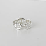 エルメス 2025年製 アンシェネ シェーヌダンクル シルバー925 指輪 リング サイズ51 / 10.5号 箱付き - NEWSED