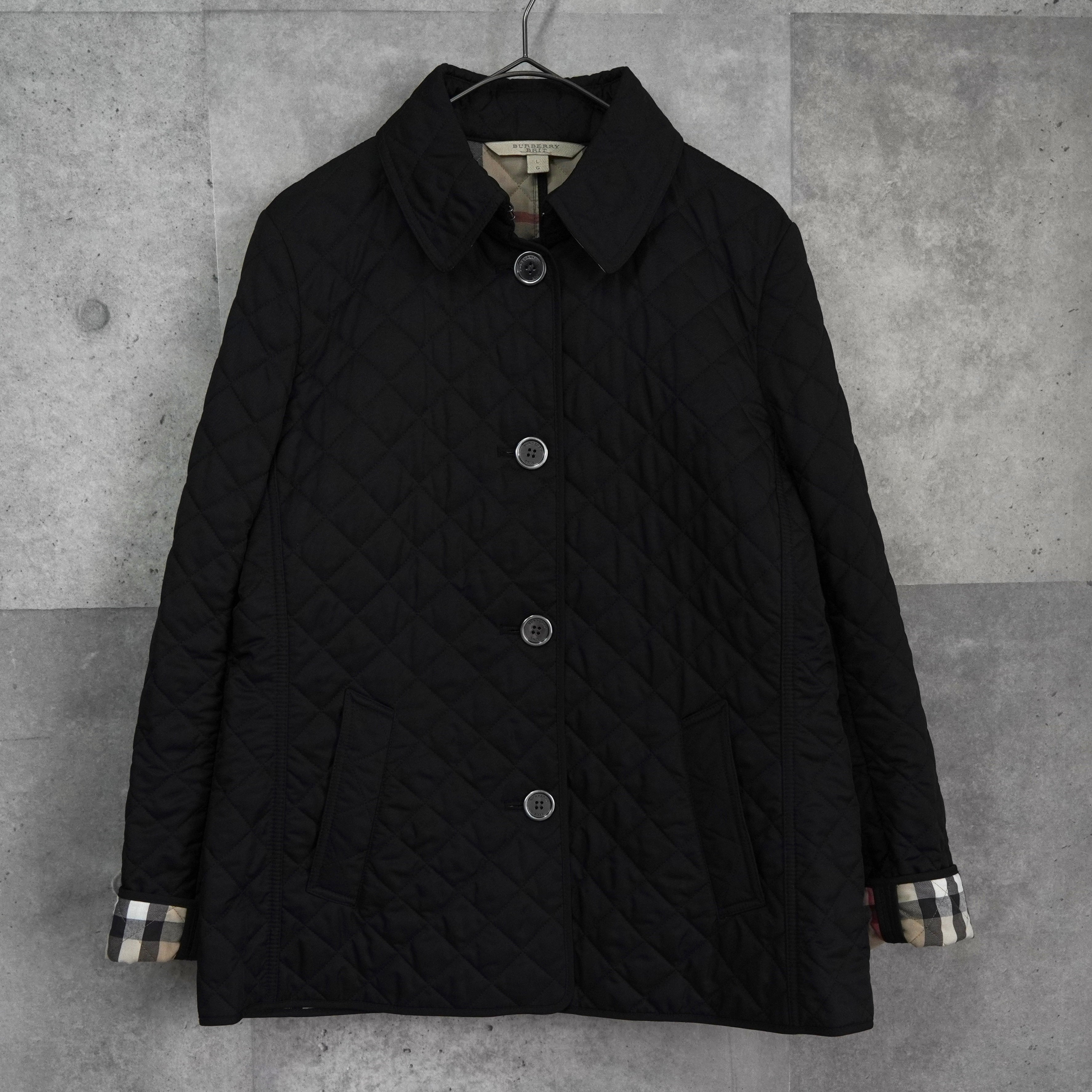 A894 極美品/希少XL バーバリー キルティングダッフルコート ノバチェック A894 極美品/希少XL バーバリー キルティングダッフルコート
