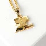 クレージュ ヴィンテージ ロゴ ネックレス GP ゴールド