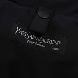 イヴ サンローラン ヴィンテージ YSLロゴ 中綿ジャケット ブラック