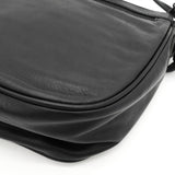 ロエベ アナグラム レザー ショルダーバッグ ブラック