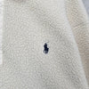 ポロ ラルフローレン ポニーロゴ ハーフジップ フリース プルオーバー アイボリー