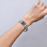 イヴ サンローラン 2200 221362 Y17151 SS / クォーツ 黒文字盤 腕時計 電池交換済 - NEWSED