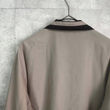 イヴ サンローラン ヴィンテージ YSLロゴ ブルゾン ベージュ メンズ