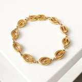 ジバンシィ ヴィンテージ Gロゴ ブレスレット GP ゴールド